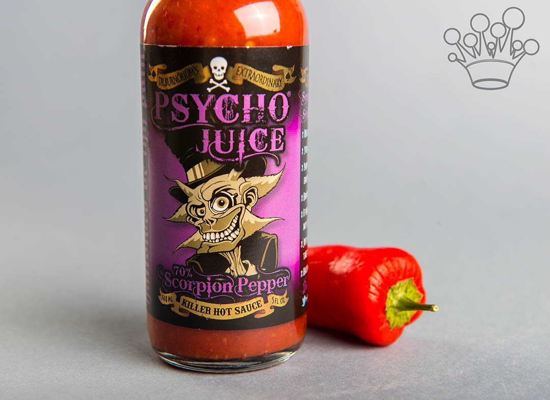 Sos picant Psycho Juice Scorpion Pepper [iuteala 10+] thumbnail