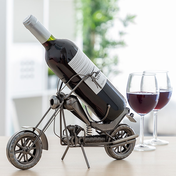 Suport sticla de vin Motocicleta metalica CHOPPER